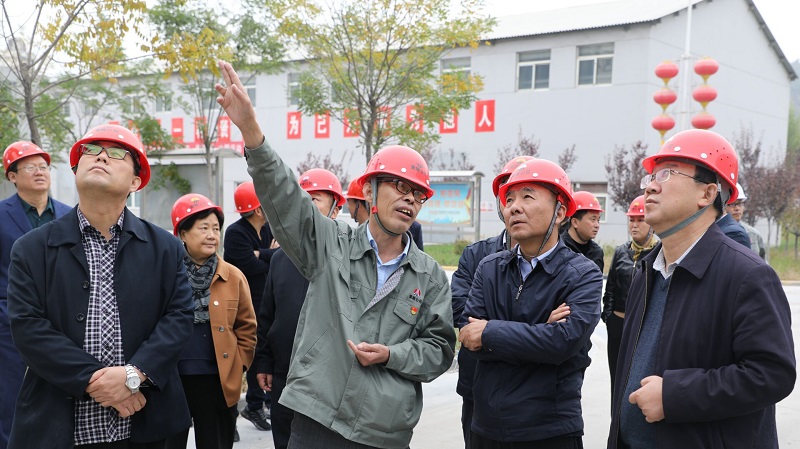 延安市政協(xié)副主席一行赴黃陵公司開(kāi)展安全生產(chǎn)調研工作
