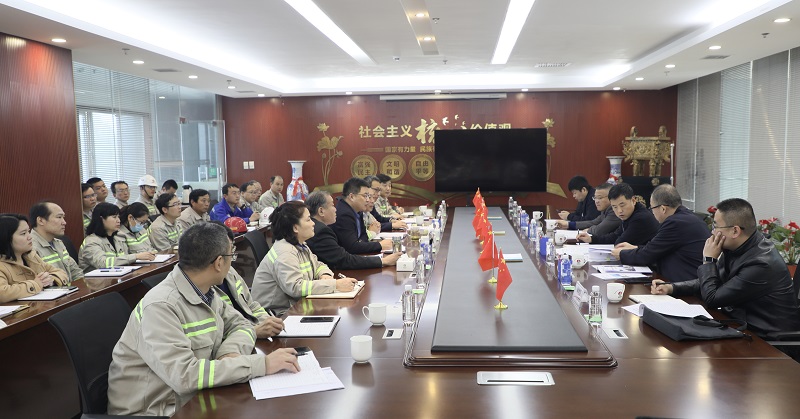 陜煤集團安全監察部總經(jīng)理王西才一行到富平公司督查指導工作
