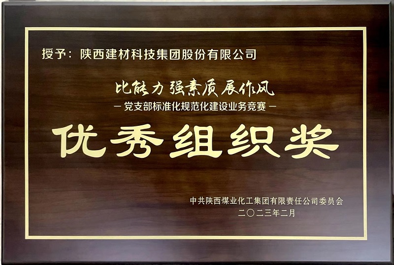 公司榮獲“黨支部標準化規范化建設業(yè)務(wù)競賽”優(yōu)秀組織獎