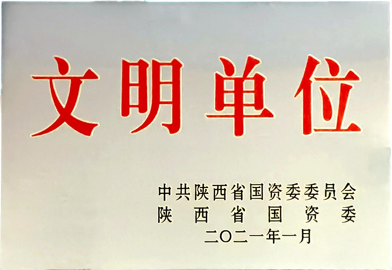 富平公司獲陜西省國資委“文明單位”榮譽(yù)稱(chēng)號
