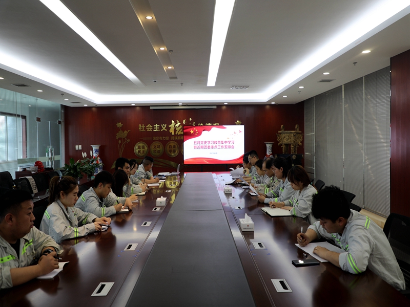 富平公司團委召開(kāi)五月黨史學(xué)習教育集中學(xué)習暨階段性推進(jìn)會(huì )