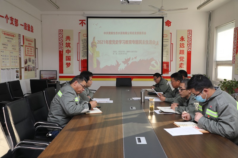 黃陵公司召開(kāi)黨史學(xué)習教育專(zhuān)題民主生活會(huì )