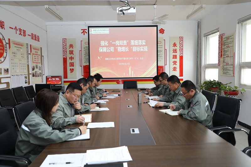黃陵公司：強化“一崗雙責”落細落實(shí) 保障企業(yè)“穩增長(cháng)”目標實(shí)現