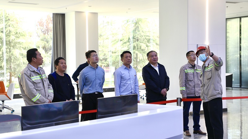 渭南市工信局副局長(cháng)蘇鑫一行到富平公司考察調研
