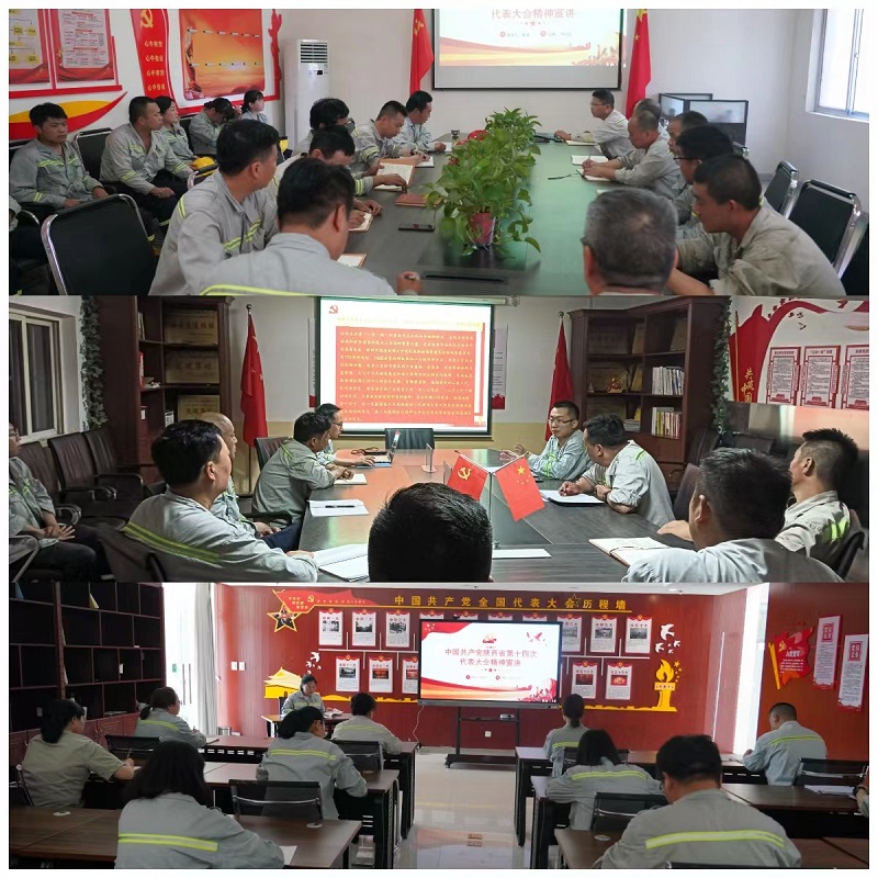 富平公司線(xiàn)上線(xiàn)下雙聯(lián)動(dòng)學(xué)習宣傳貫徹陜西省第十四次黨代會(huì )精神