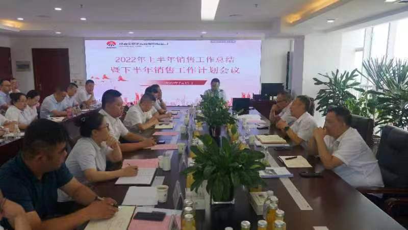 生態(tài)水泥公司召開(kāi)2022 年度上半年銷(xiāo)售工作會(huì )議