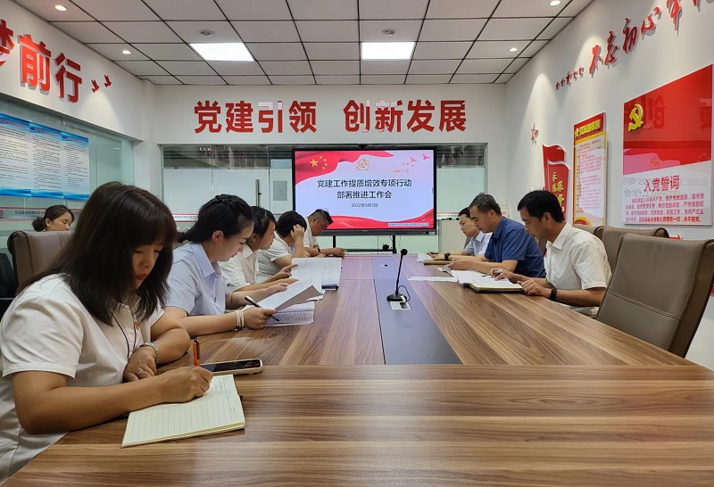 物貿公司召開(kāi)黨建工作提質(zhì)增效專(zhuān)項行動(dòng)部署推進(jìn)工作會(huì )
