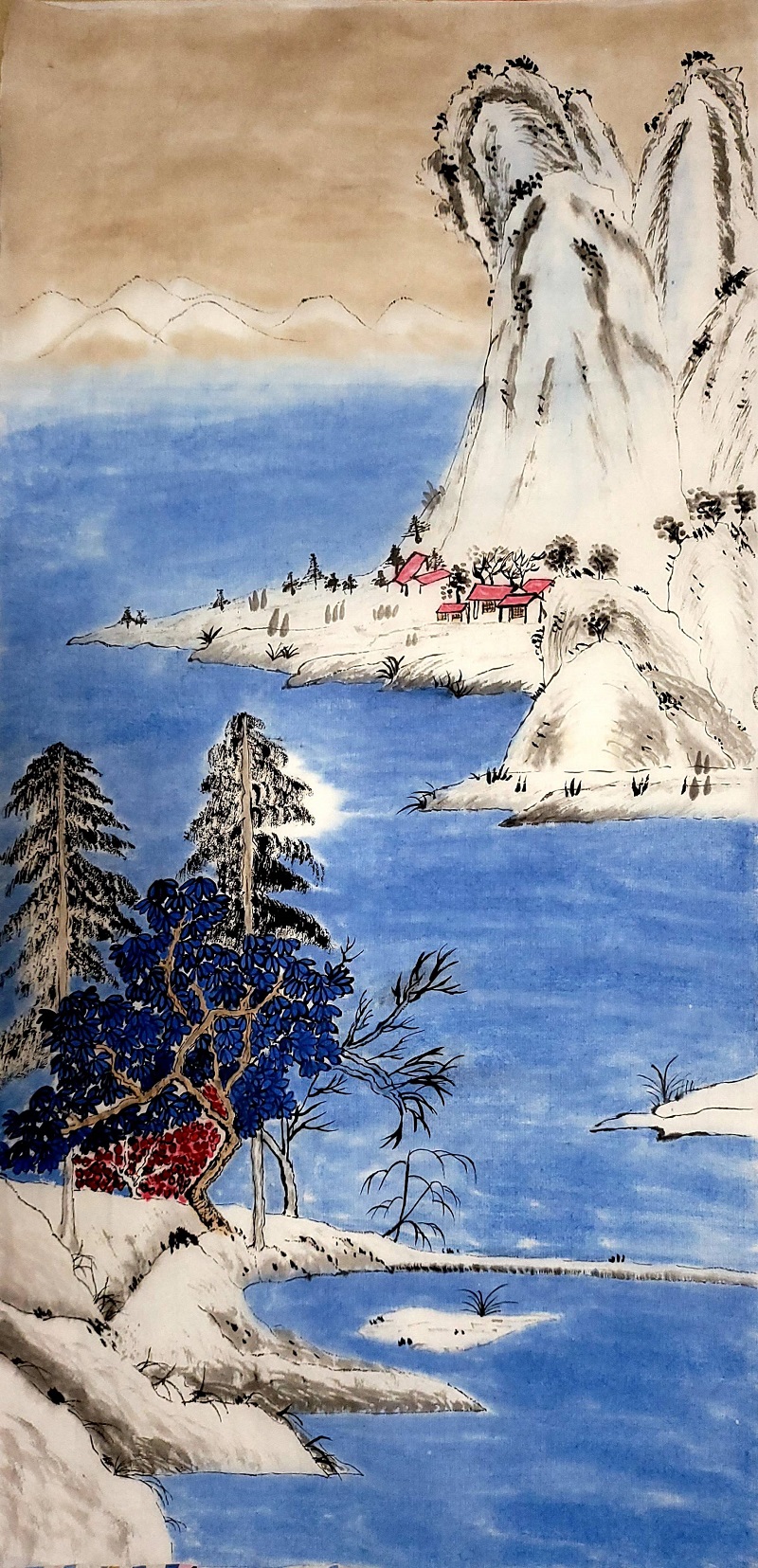 物貿公司：江村霽雪圖