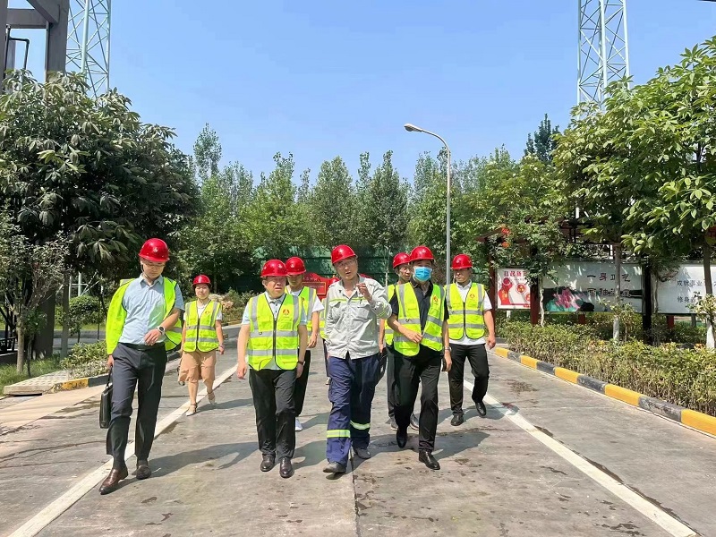西安錦晟建材有限公司一行到富平公司參觀(guān)交流