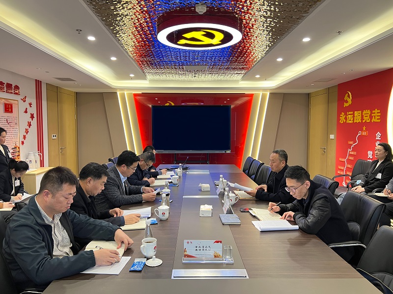 陜西建材科技集團副總經(jīng)理王琦一行到智引公司調研指導工作