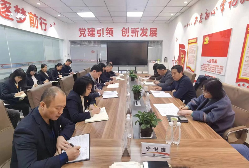 陜西建材科技公司黨委副書(shū)記、總經(jīng)理周紅到物貿公司調研指導工作