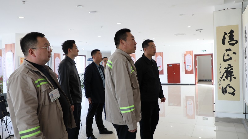 富平縣紀委監委一行到富平公司開(kāi)展廉潔文化建設工作交流