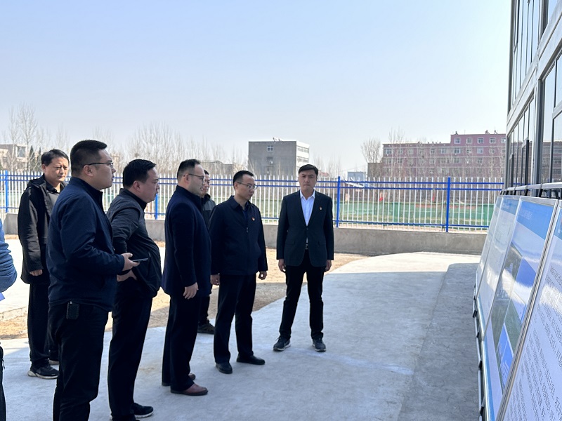 韓城市委常委、組織部長(cháng)、經(jīng)開(kāi)區黨工委書(shū)記宏建一行到龍門(mén)綠碳公司進(jìn)行重點(diǎn)項目實(shí)地調研