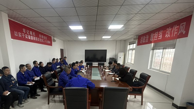 陜西建材科技公司黨委副書(shū)記、總經(jīng)理周紅一行到漢中公司調研指導工作