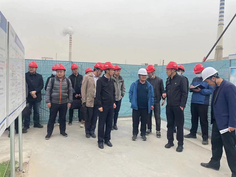 陜西建材科技公司到神木恒穩公司調研指導工作