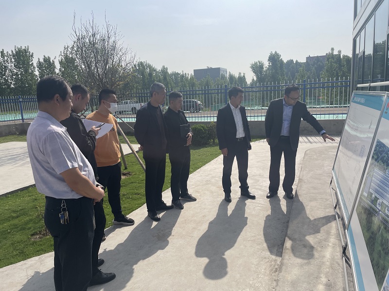韓城市審計局局長(cháng)李慶松一行到龍門(mén)綠碳公司項目現場(chǎng)開(kāi)展調研