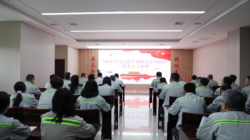 奔著(zhù)問(wèn)題去 一線(xiàn)解疑難——陜西建材科技公司黨委副書(shū)記、總經(jīng)理周紅到富平公司調研