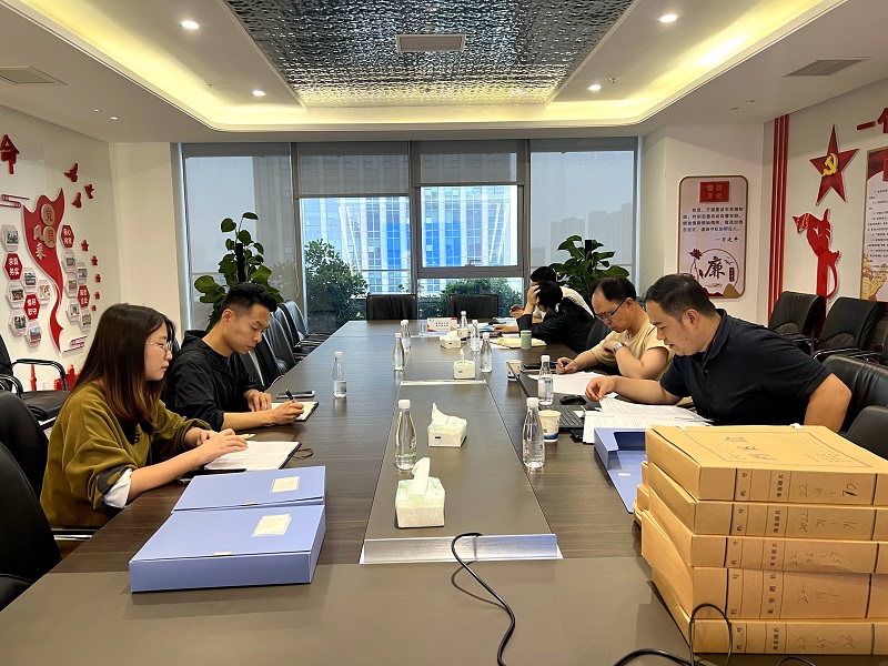 陜西建材科技公司到智引公司開(kāi)展合同管理專(zhuān)項檢查