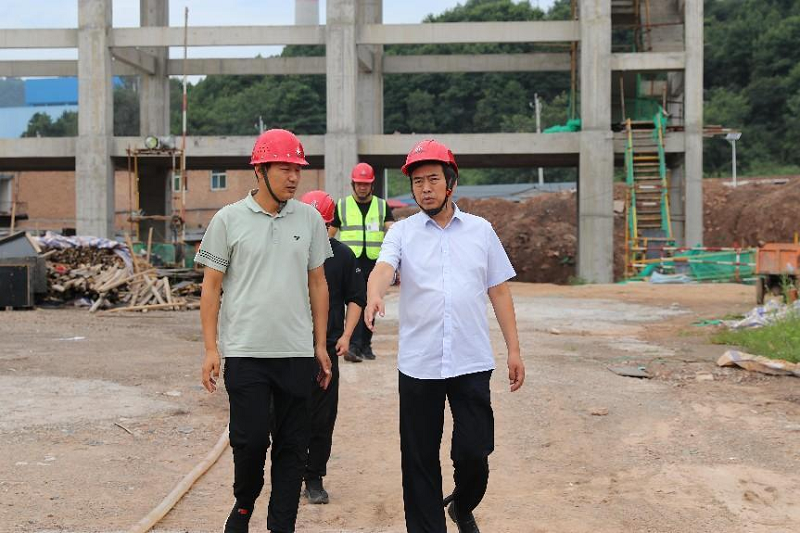 陜西建材科技公司黨委副書(shū)記、總經(jīng)理周紅到黃陵新材公司調研指導工作