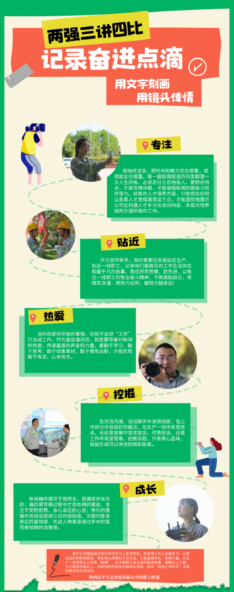 兩強三講四比? 共述奮進(jìn)故事 | 富平公司：記錄奮進(jìn)點(diǎn)滴