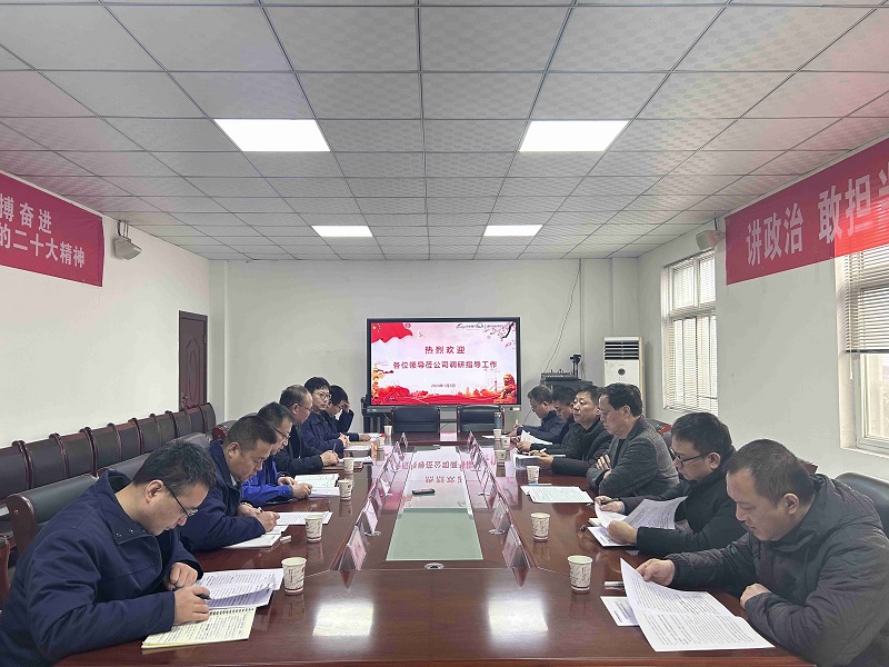 省國資委二級巡視員白宏偉到賽柯瑞思公司調研指導工作