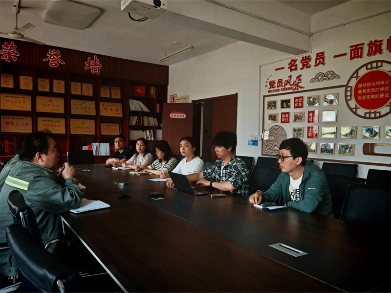 黃陵縣秦創(chuàng  )原軒轅科技創(chuàng  )新中心一行到黃陵公司調研指導工作