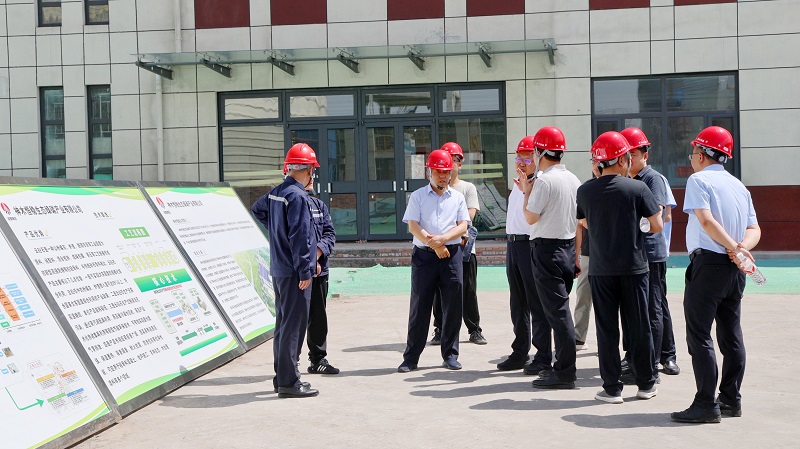 榆林市人民政府副市長(cháng)徐剛一行到神木恒穩公司調研指導工作